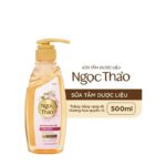 Sữa tắm dược liệu Ngọc Thảo trắng hồng